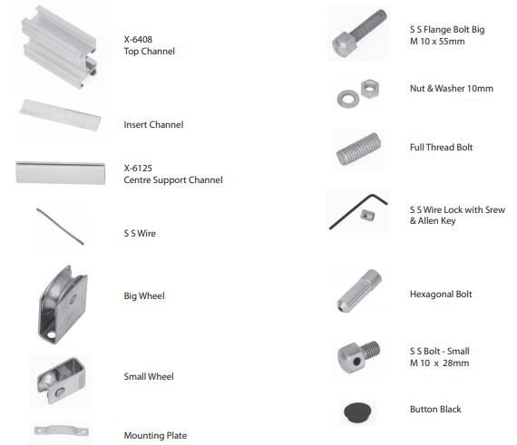 Monsoon Blind Components diagram