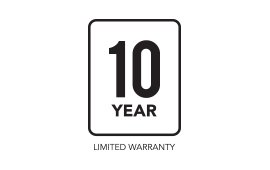 10 Year Warranty Badge